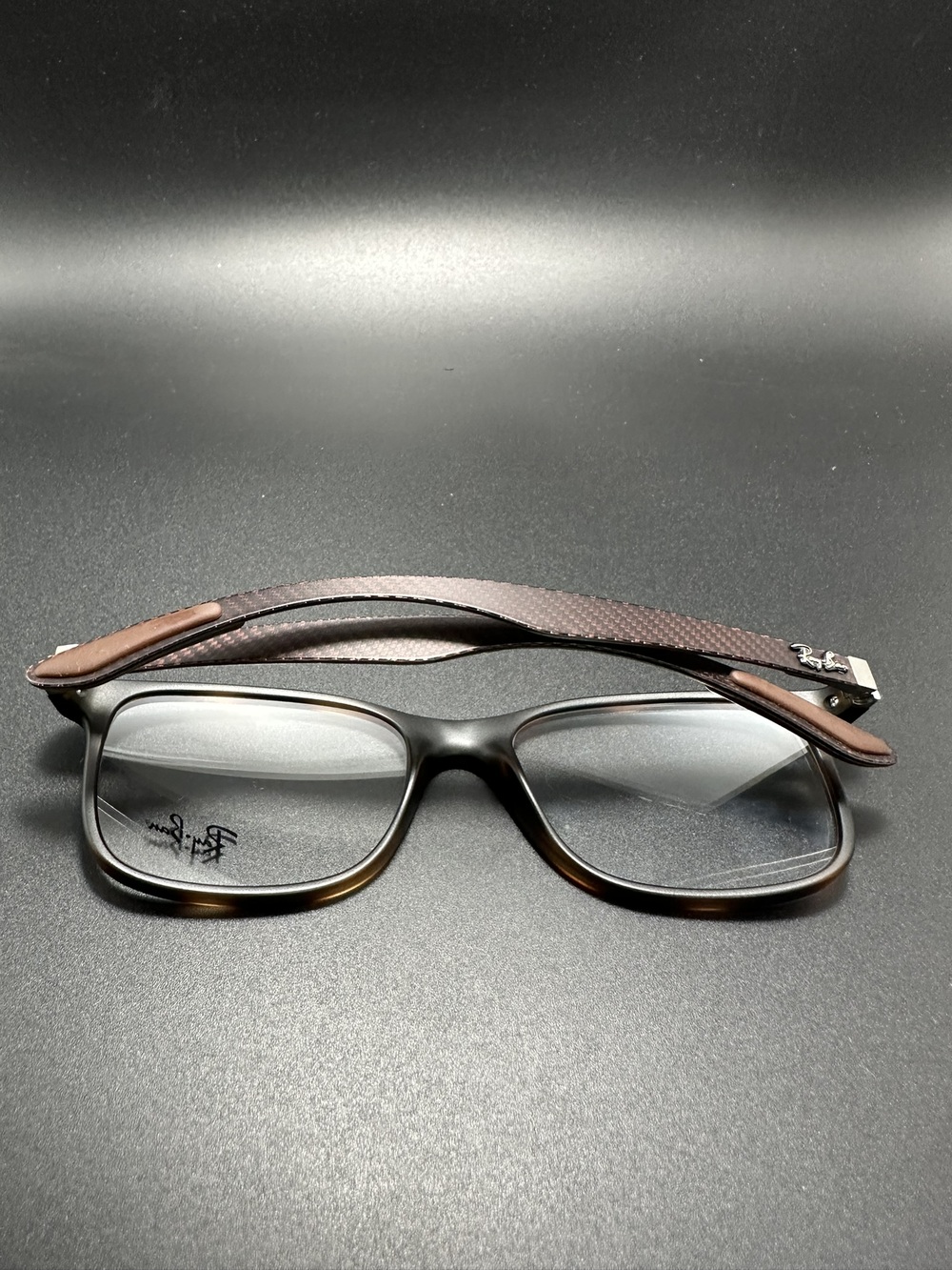 Ray-Ban RB8903-5200 Eyewear with Carbon Temple Brown - New Store Sample no case
